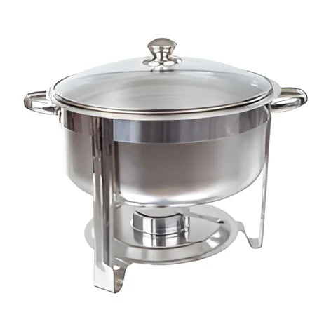 Low Prices Vintage Look Chafing Dish in Steel & Copper for Wedding Parties & Grand Event New Chafing Dishes 2026