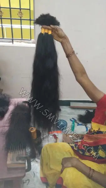 Raw Unprocessed Double Drawn Indian Remy Hair Bundles 12A Grade 100% Natural Cuticle Aligned Virgin Human Hair Bulk