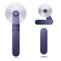 Portable Handheld Fan, 2 IN 1 Mini Hand Fan, USB Rechargeable Personal Foldable Fan for Indoor, Small Pocket Fan for Outdoor