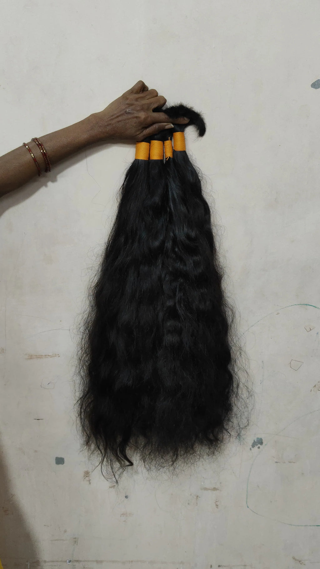Raw Unprocessed Double Drawn Indian Remy Hair Bundles 12A Grade 100% Natural Cuticle Aligned Virgin Human Hair Bulk