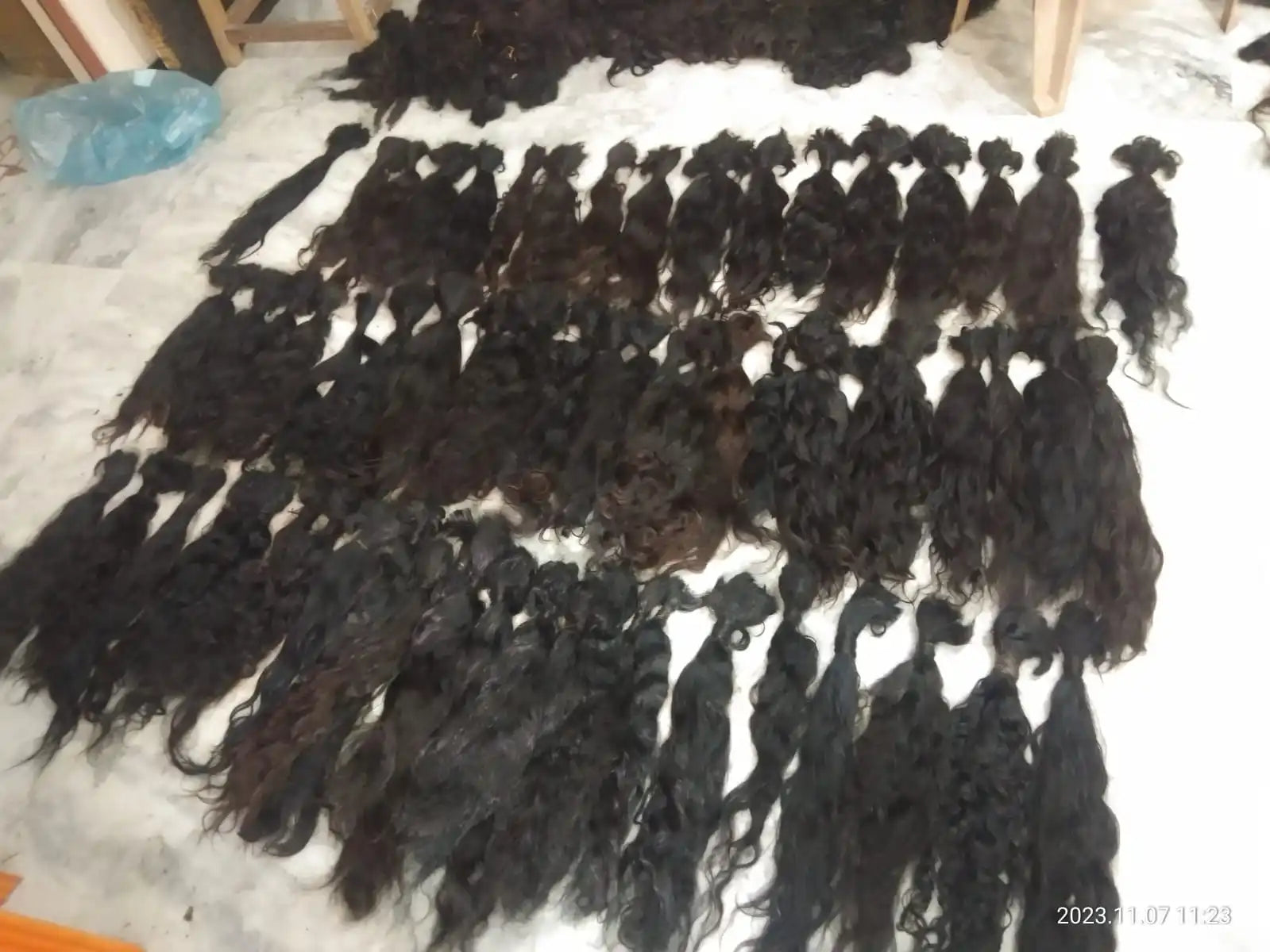 Raw Unprocessed Double Drawn Indian Remy Hair Bundles 12A Grade 100% Natural Cuticle Aligned Virgin Human Hair Bulk