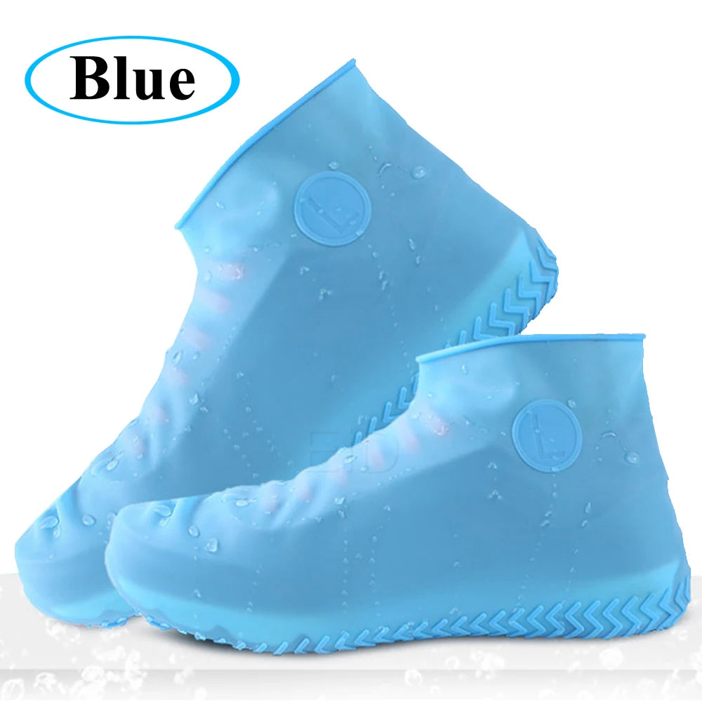 Boots Waterproof Shoe Cover Silicone Material Unisex Shoes Protectors Rain Boots for Indoor Outdoor Rainy Day Reusable man women