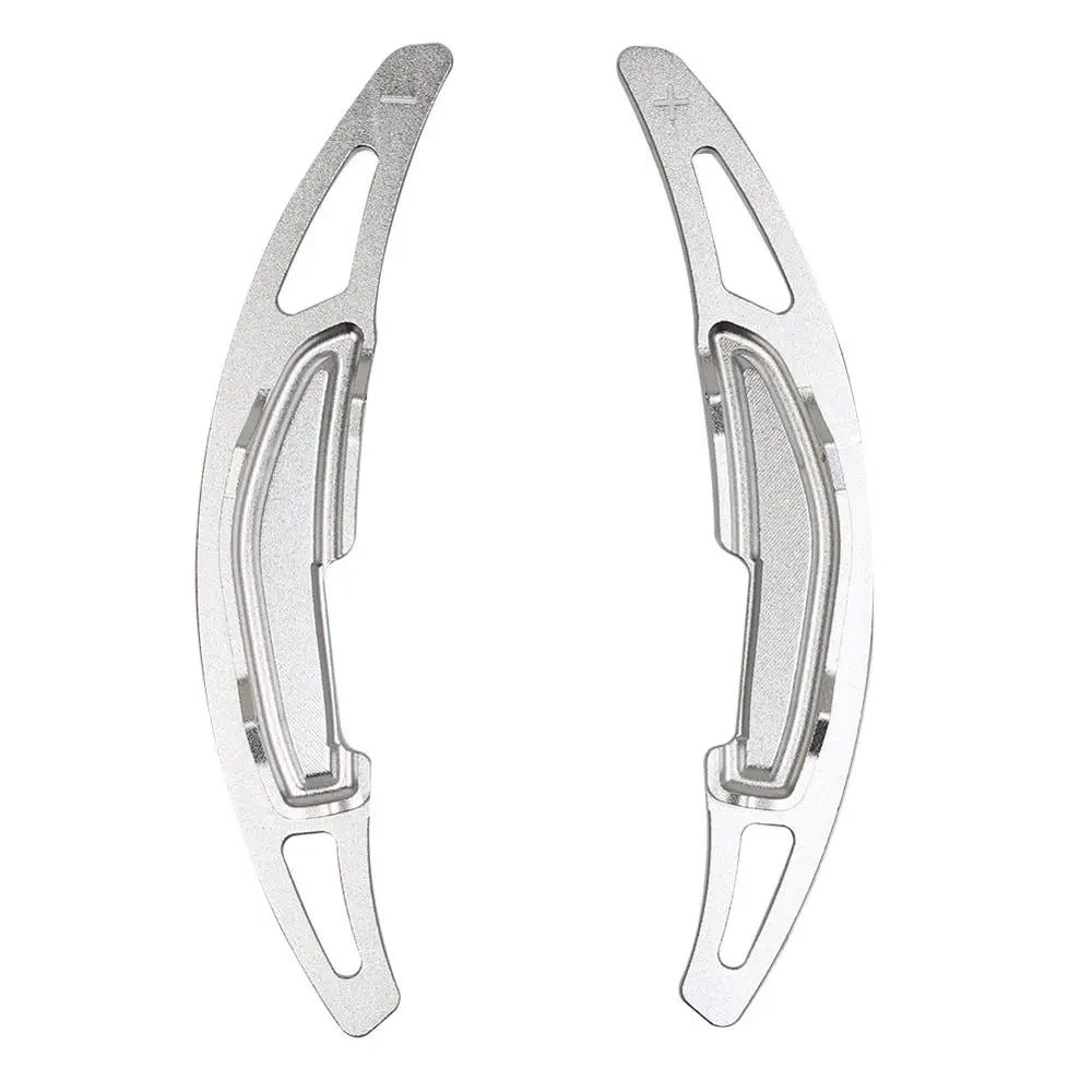 For BMW M2 F87 M3 F80 M4 F82 M6 F06 F12 2016 2017 Steering Wheel Gear Shifters Paddle Extension Aluminum Alloy Cover Trim 2PCS