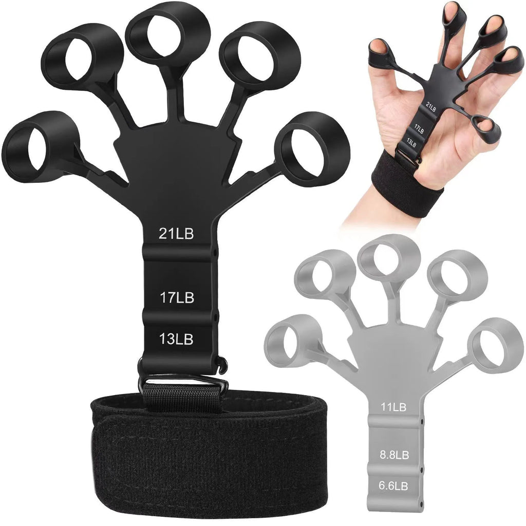 Factory Price Gym R Shape Metal Wrist Trainer Gripper Forearm Adjustable Power Exercise Steel Spring Hand Grip Strengthener