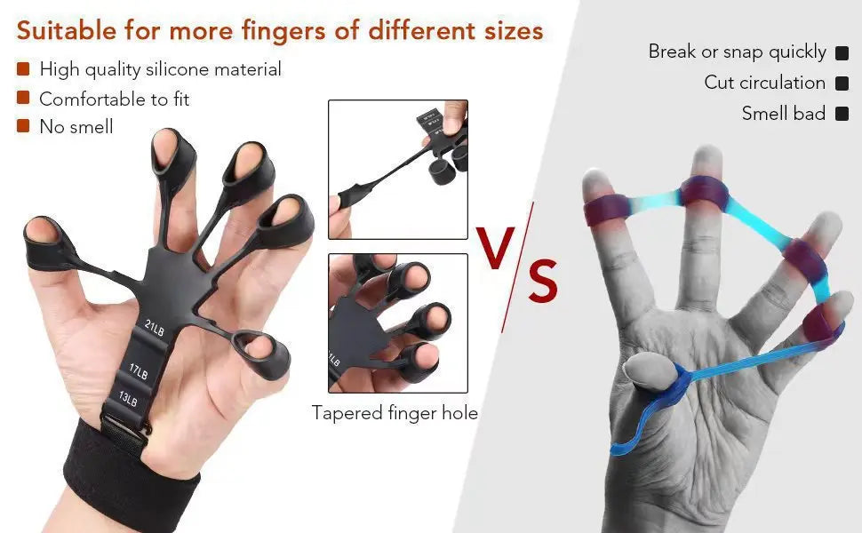 Factory Price Gym R Shape Metal Wrist Trainer Gripper Forearm Adjustable Power Exercise Steel Spring Hand Grip Strengthener