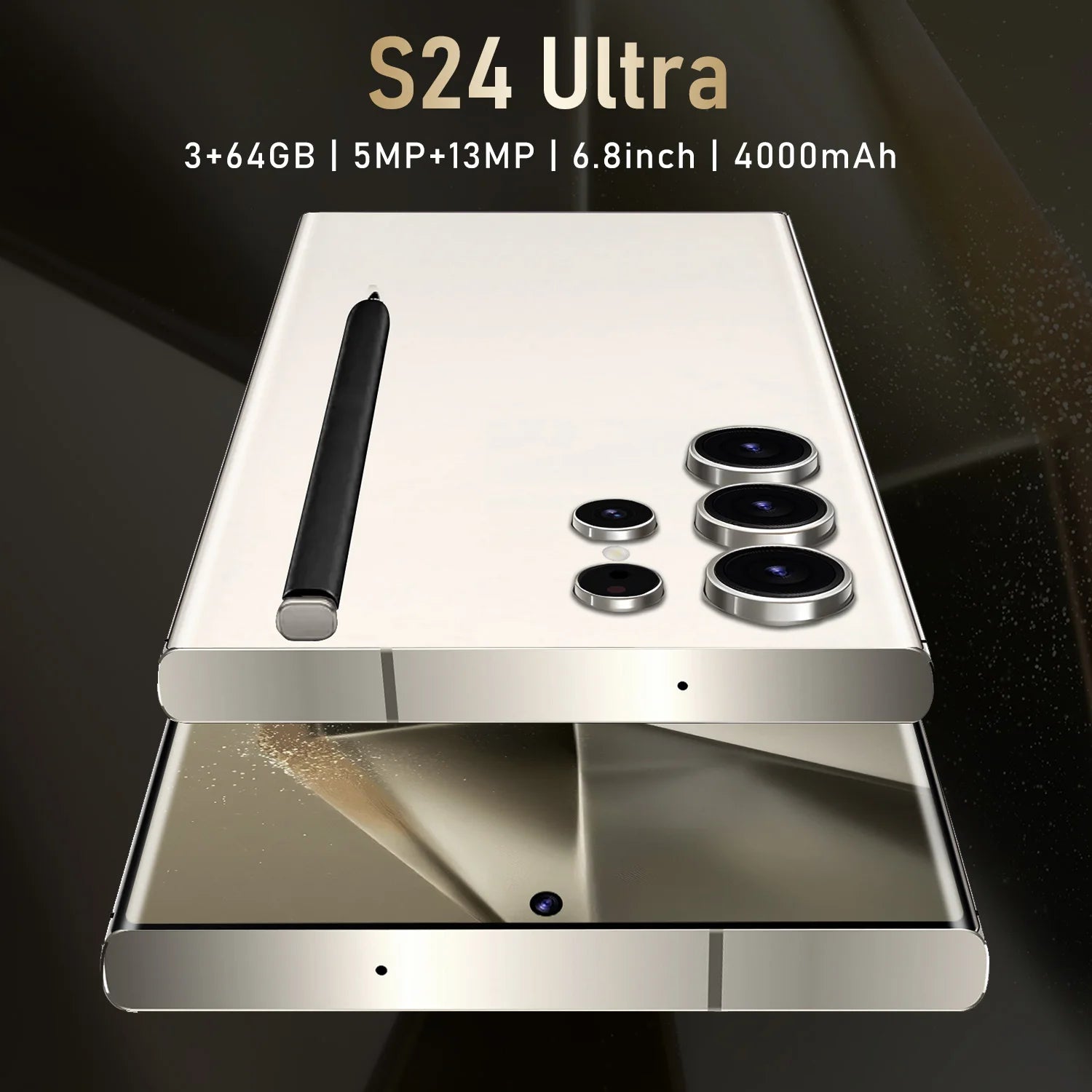 New Brand S24 Ultra Unlock 5G Smartphone 3+64GB Rear Camera 4800mAh Mobile Phones