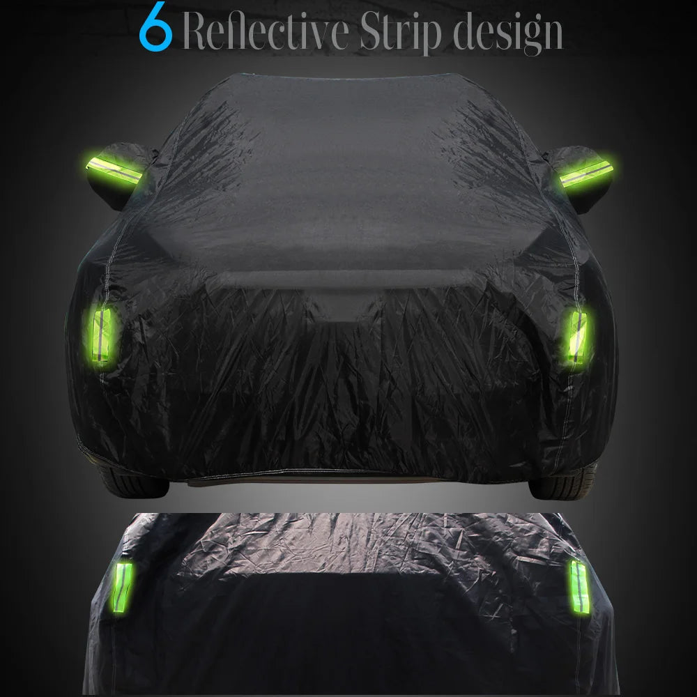 Full Car Cover SUV Anti-UV Sun Shade Snow Rain Dust Ice Resistant Cover Waterproof For Peugeot 206 Hatchback SW Coupe Cabriolet