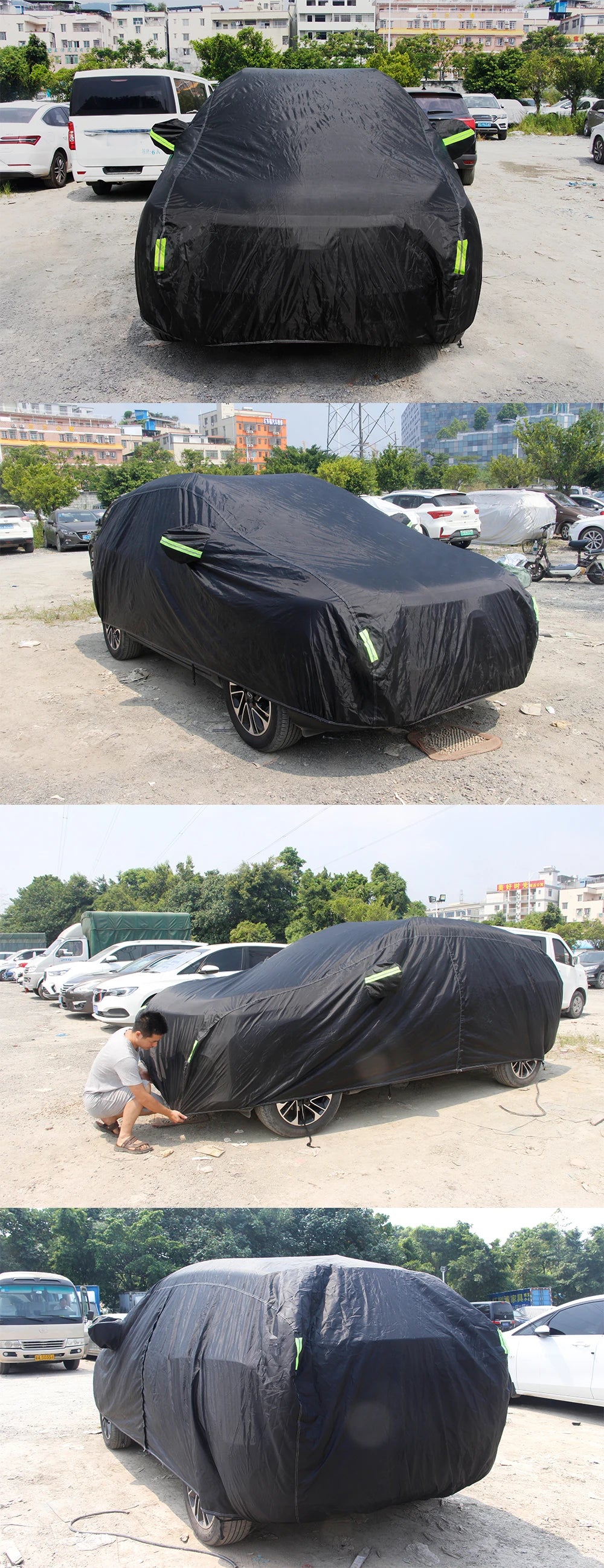 Full Car Cover SUV Anti-UV Sun Shade Snow Rain Dust Ice Resistant Cover Waterproof For Peugeot 206 Hatchback SW Coupe Cabriolet