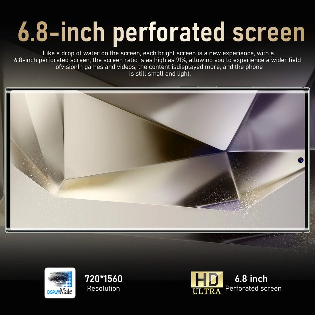 New Brand S24 Ultra Unlock 5G Smartphone 3+64GB Rear Camera 4800mAh Mobile Phones