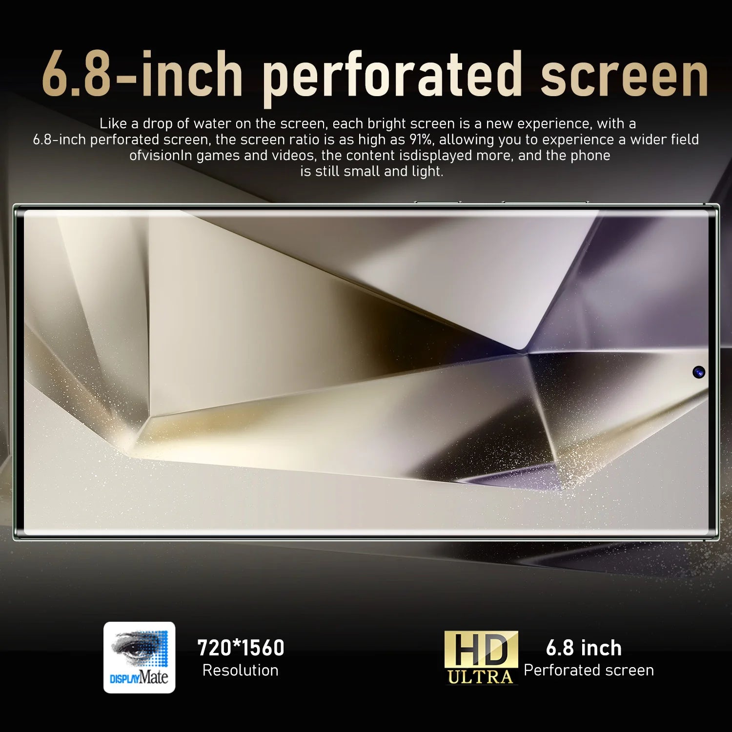 New Brand S24 Ultra Unlock 5G Smartphone 3+64GB Rear Camera 4800mAh Mobile Phones