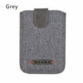 1PC Adhesive Stick 5 Pull Credit Card Holder Universal RFID Blocking Cell Phone Wallet Case Men Bank Business Name Card Storage
