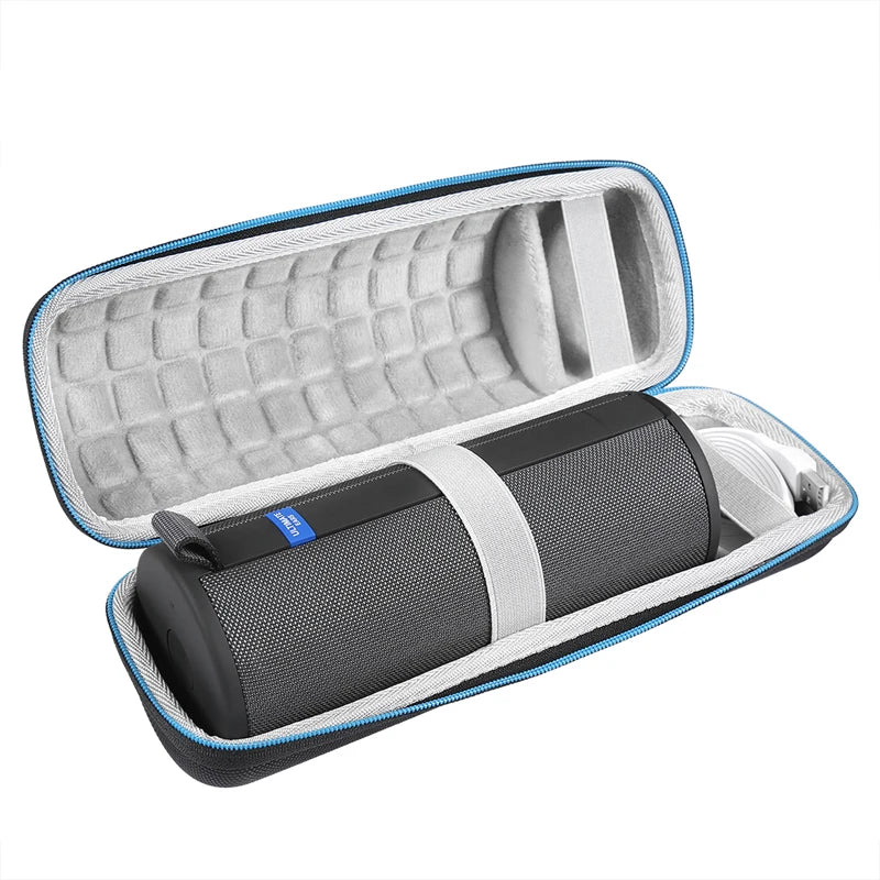 Hard Case for Logitech UE BOOM 3 Wireless Bluetooth Speaker Fits USB Cable and Charger Bluetooth Speaker Bag Speaker Cases