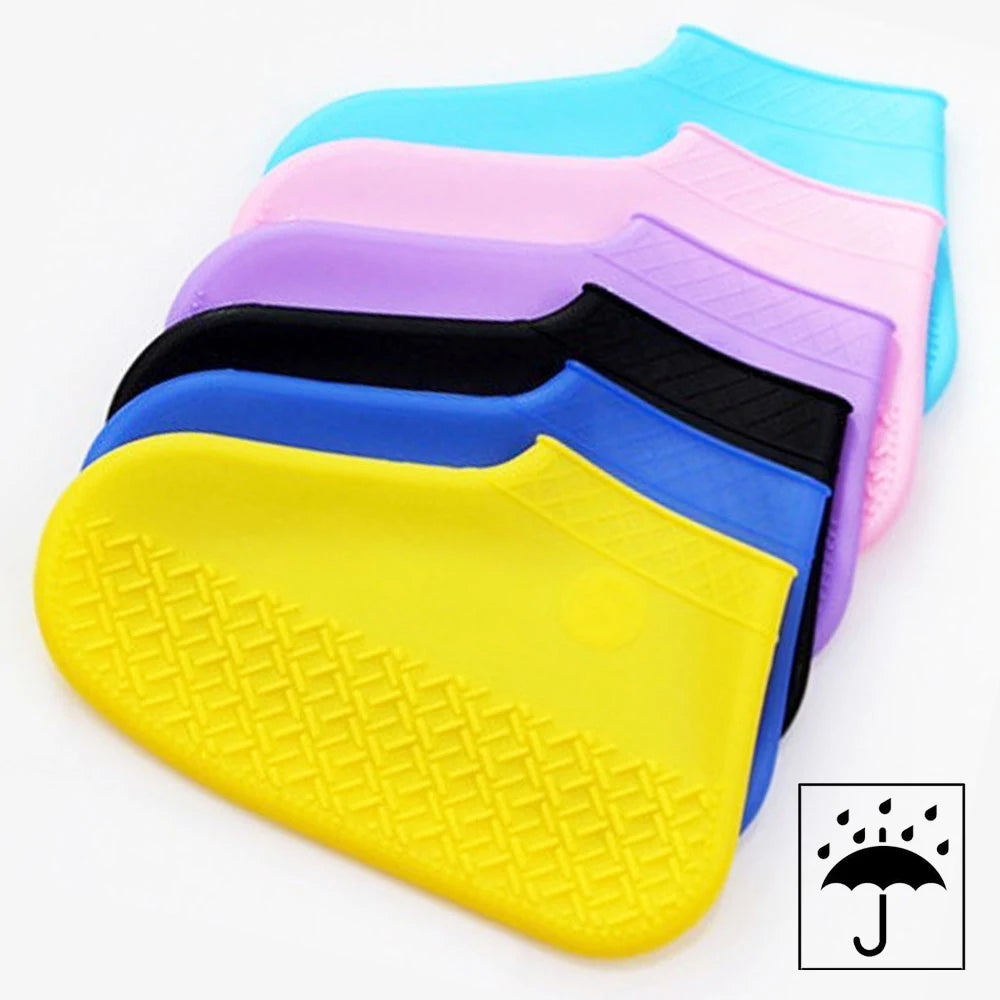Boots Waterproof Shoe Cover Silicone Material Unisex Shoes Protectors Rain Boots for Indoor Outdoor Rainy Day Reusable man women