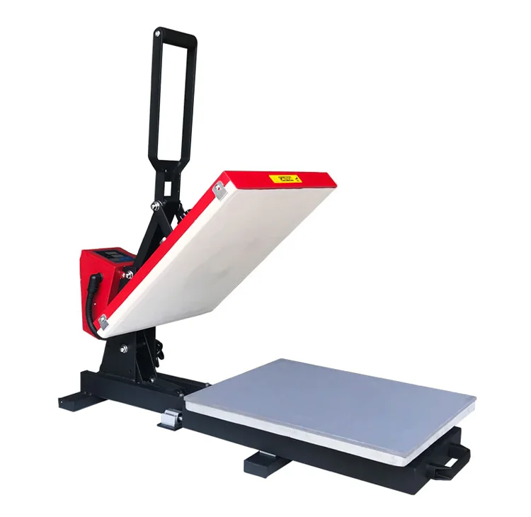 Electric Semi-Automatic Open and Move Bottom Heat Press Machine A3 Size Drawer Style New Garment Hot Stamping Machine