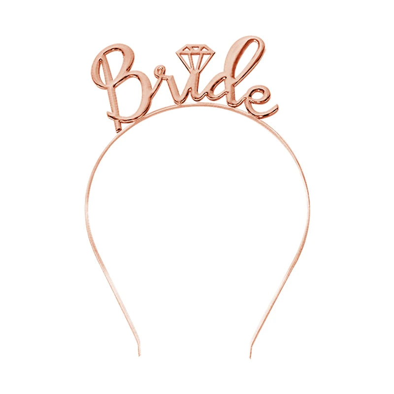 Wedding Decoration Bridal Shower Veil Team Bride To Be Satin Sash Balloon Bachelorette Party Girl Hen Party Decoration Supplies