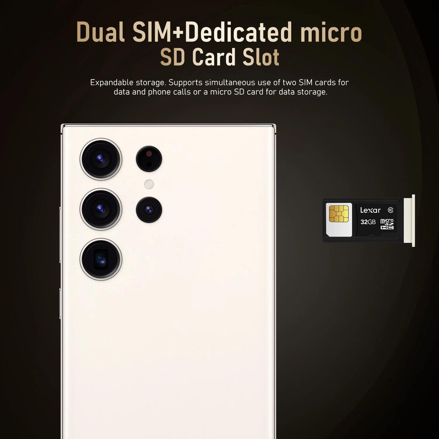 New Brand S24 Ultra Unlock 5G Smartphone 3+64GB Rear Camera 4800mAh Mobile Phones
