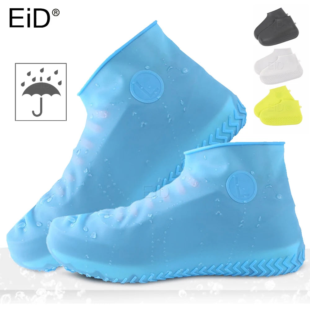 Boots Waterproof Shoe Cover Silicone Material Unisex Shoes Protectors Rain Boots for Indoor Outdoor Rainy Day Reusable man women