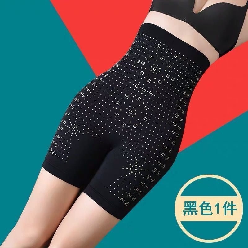 Fishbone Safety Pants Sick Goddess High Waist Abdominal Tinting Panties Women's plus size Fujie Panties Women's Belly Tinting Bottoming Shorts