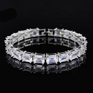 European and American Style Bracelets, Elegant and Eco-Friendly Bracelets, Wish E-Commerce Hot-Selling New Rectangular Bracelets for Women S8058