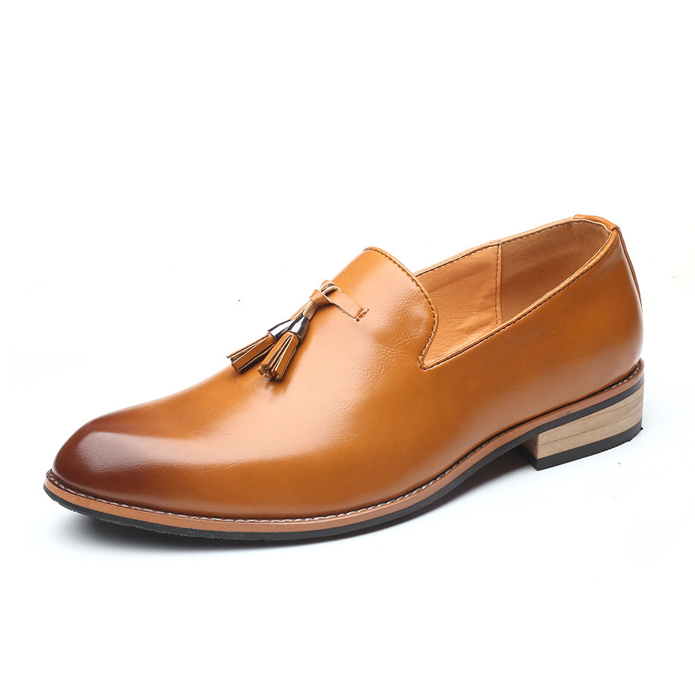Carefully Selected Men's Casual Large-Size Slip-On Shoes, Fashionable Loafers, Barber's Slip-On Trendy Shoes, Wear-Resistant Foreign Trade Men's Shoes