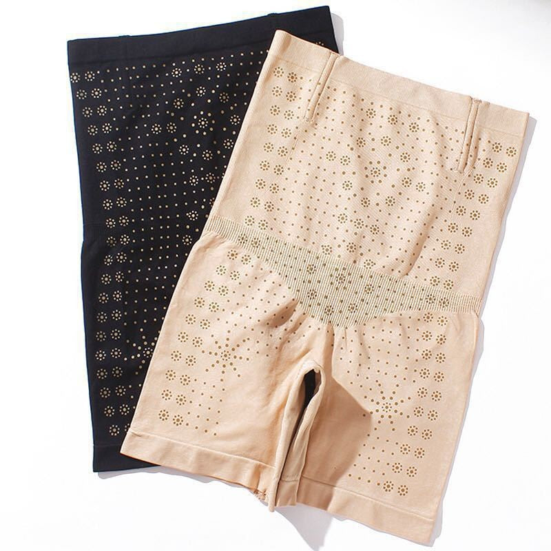 Fishbone Safety Pants Sick Goddess High Waist Abdominal Tinting Panties Women's plus size Fujie Panties Women's Belly Tinting Bottoming Shorts