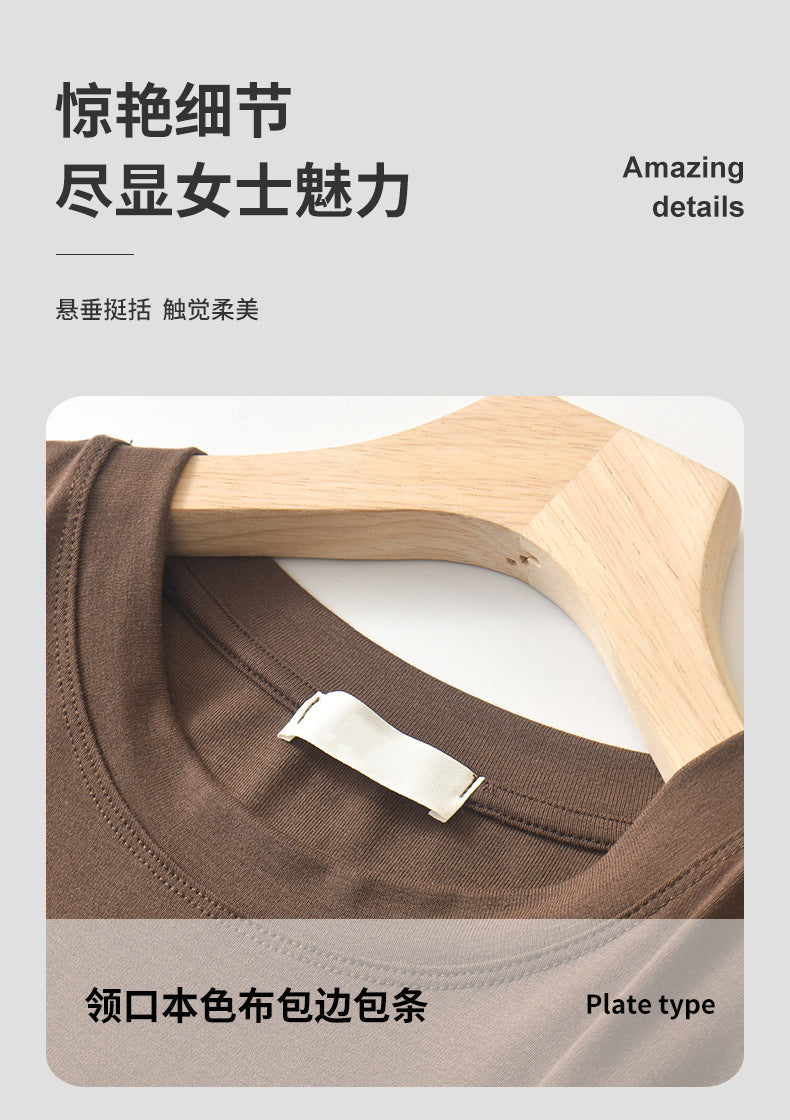 Tiktok batwing sleeve t-shirt women's round neck summer solid color simple small flying sleeve casual all-match loose short sleeve t-shirt women