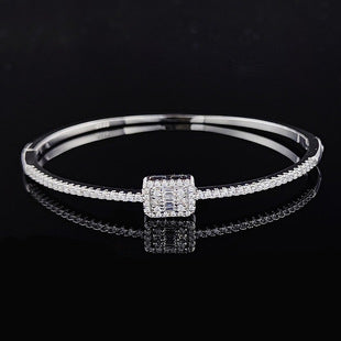 European and American Style Bracelets, Elegant and Eco-Friendly Bracelets, Wish E-Commerce Hot-Selling New Rectangular Bracelets for Women S8058