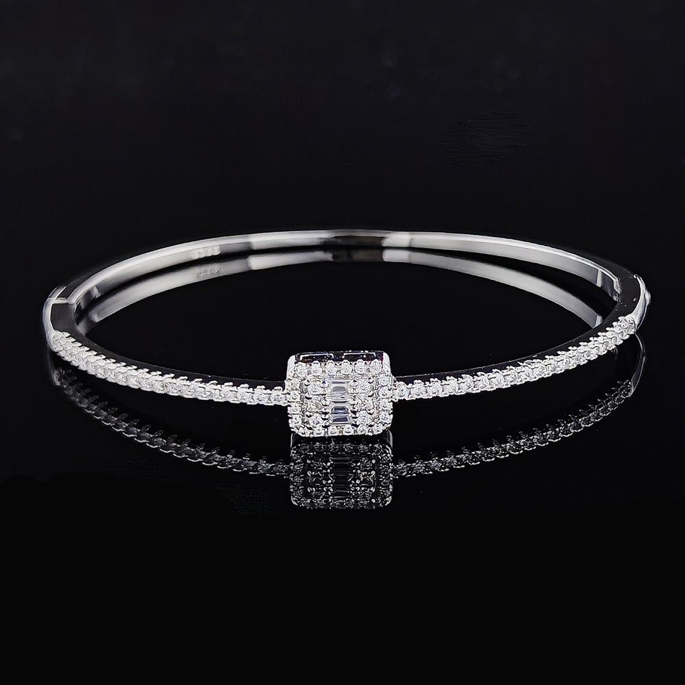 European and American Style Bracelets, Elegant and Eco-Friendly Bracelets, Wish E-Commerce Hot-Selling New Rectangular Bracelets for Women S8058