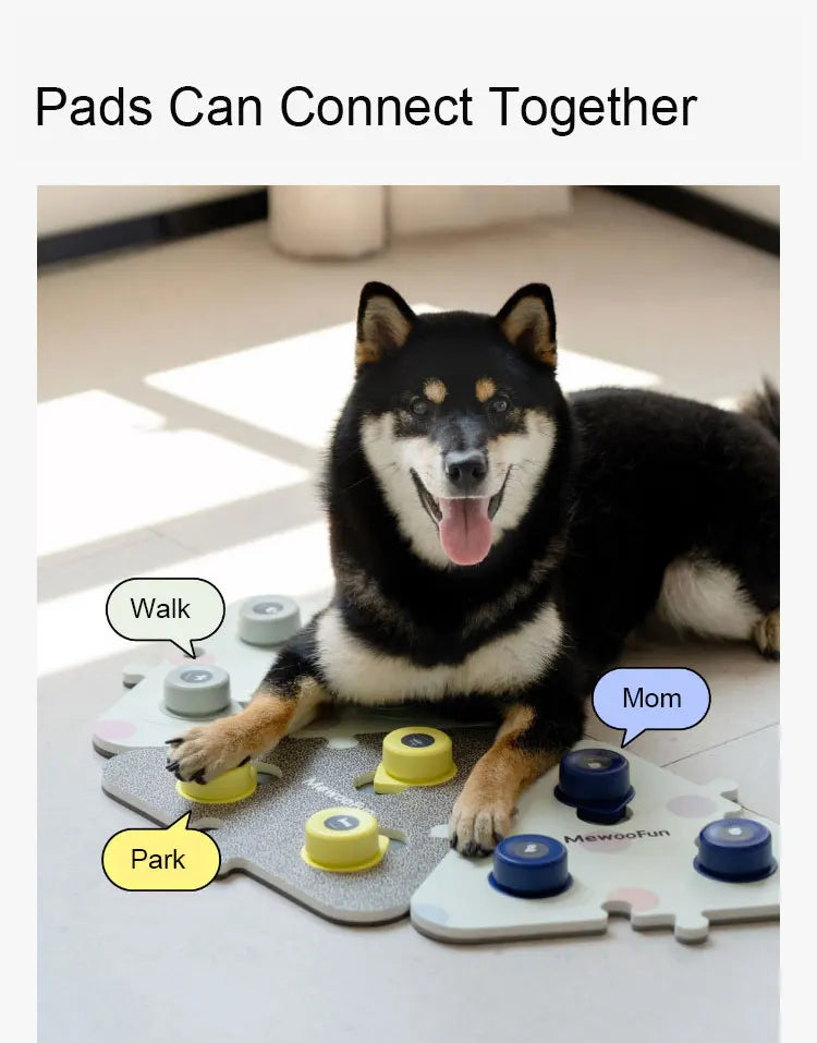 Pet Training Communication Talking Tools Voice Record Cats Dogs Press Buzzer Button Toy Pet Speaking Toys