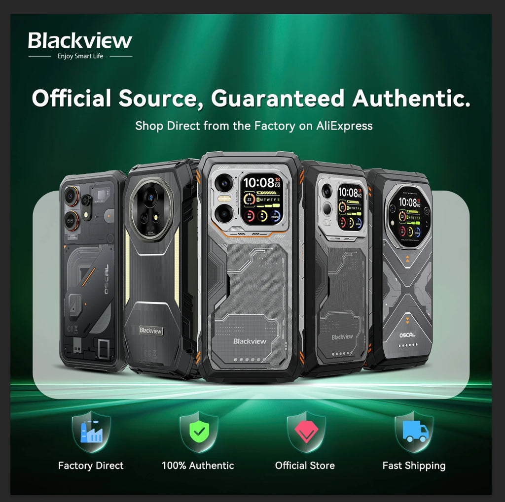 2026 Blackview OSCAL PILOT 6 Thermal Rugged Smartphone Android 16 6.67" 2.4K 120Hz Display Mobile Phone 12GB+256GB 10000Amh NFC