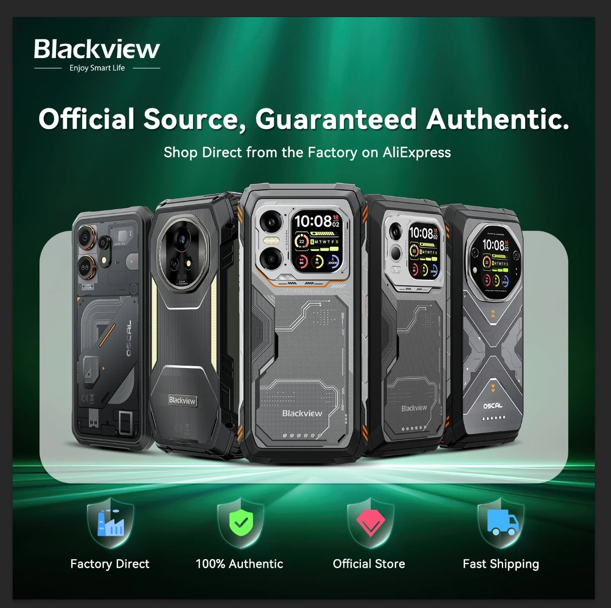 2026 Blackview OSCAL PILOT 6 Thermal Rugged Smartphone Android 16 6.67" 2.4K 120Hz Display Mobile Phone 12GB+256GB 10000Amh NFC