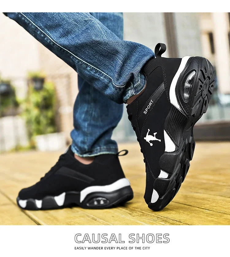Fashion Men Professional Running Shoes Lightweight and Breathable Sneakers Lace Up Outdoor Sports Tennis Shoes New Casual Shoes