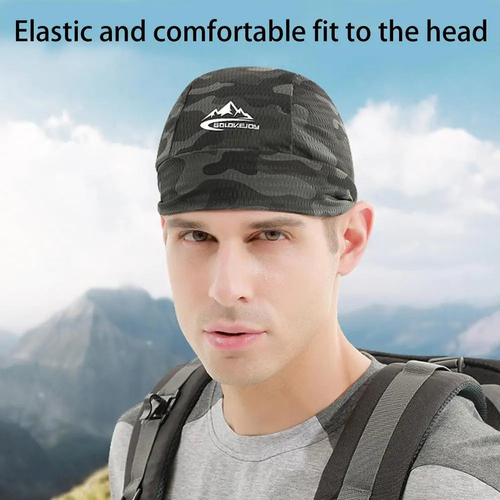 Cooling Cap Helmet Lining Breathable Sweat Wicking Cycling Sports Running Hat Comfortable Outdoor Hiking Cap Quick Dry Cap