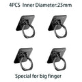 DEAHAN 304 Stainless steel finge ring cell phone holder stand 360 Adjustable hook Ring finger Kickstand For smartphone Bracket