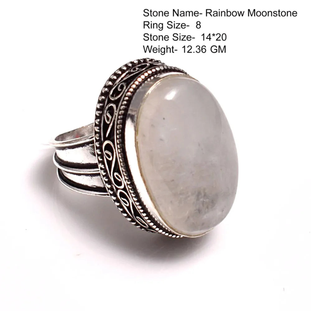 Women Lapis Lazuri Labradorite Ring