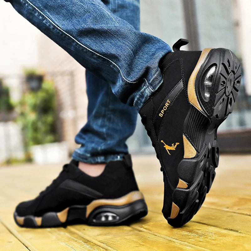 Fashion Men Professional Running Shoes Lightweight and Breathable Sneakers Lace Up Outdoor Sports Tennis Shoes New Casual Shoes