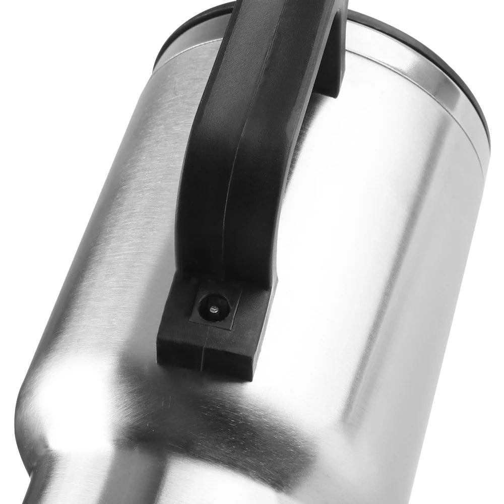 Car Electric Heating Cup Stainless Steel Camping Travel Kettle Vehicle Heating Cup Water Coffee Milk Thermal Mug 12V 450ml/300ml