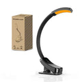 Blue light Blocking Book Light Rechargeable USB Clip On No blue Amber LED Light for Reading Eye Healthy Stepless Dimming Lamps