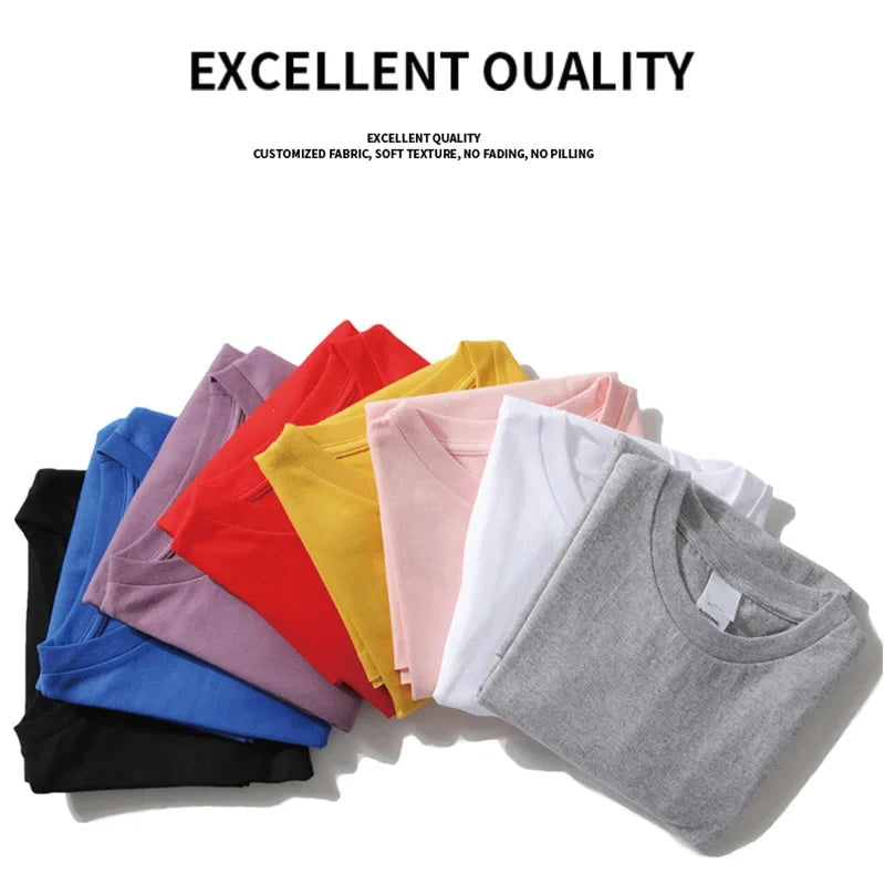 Men's Summer 100_ Cotton Fashion Sports Leisure Loose Golf Player Pattern Printed Round Neck Short Sleeve T-shirt Top Unisex