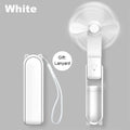 Portable Mini Handheld Fan Small Pocket Fan USB Rechargeable Battery Fan Folding Cooling Hand Fan Mini USB Fan with Power Bank
