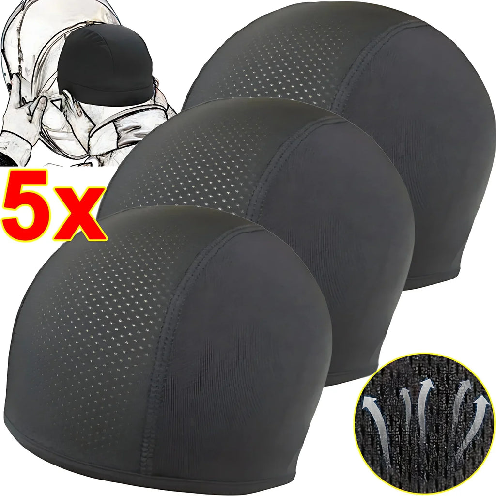 Motorcycle Helmet Inner Cap Hat Quick Dry Breathable Hat Racing Cap Under Helmet Beanie Cap Motocross Motor Helmet Sport Hat