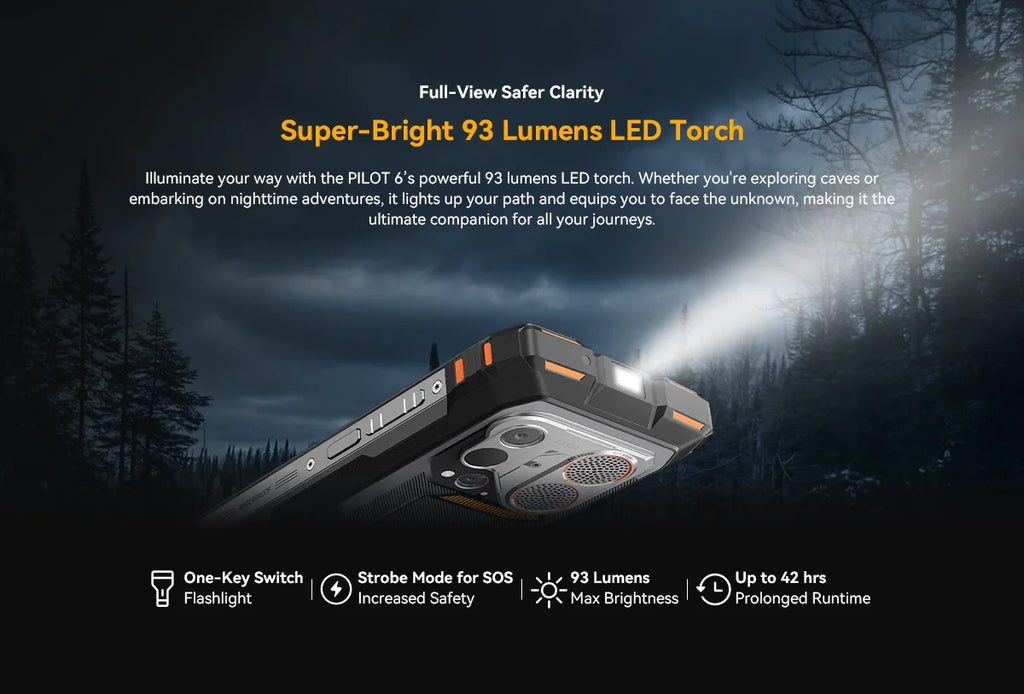 Blackview Oscal Pilot 6 Rugged Phone 6.78'' 2.4K 120Hz Display  Thermal imaging 10000mAh 12GB 256GB 4.5W 98dB Speaker Cellphone