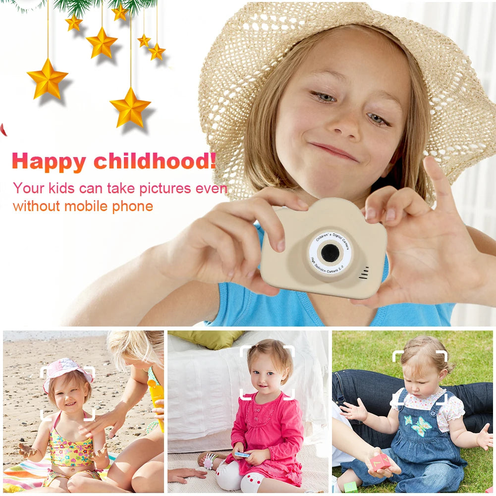 Children Camera 1080P HD Toddler Digital Video Camera 2.0-inch Kids Camera with Silicone Cases Toys for Christmas Birthday Gifts