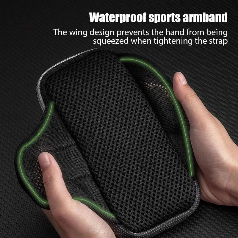 Universal Smart Phone Armband Outdoor Waterproof Fitness Running Sport Arm Cellphone Holder With Headphone Jack Mobile Phone Bag