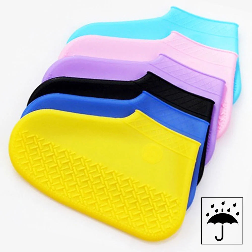 Boots Waterproof Shoe Cover Silicone Material Unisex Shoes Protectors Rain Boots for Indoor Outdoor Rainy Day Reusable man women