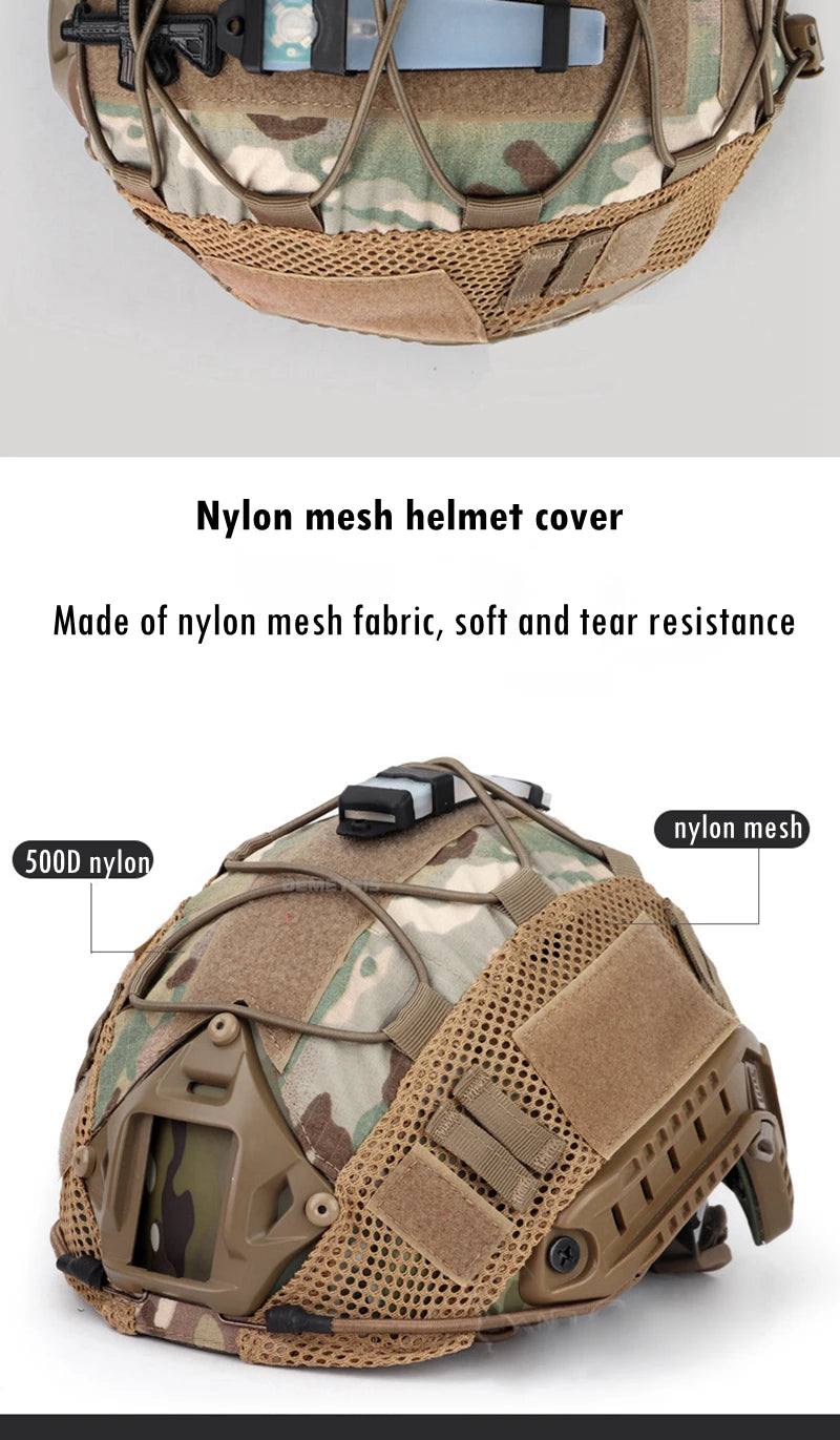Tactical Helmet Cover for Fast MH PJ BJ Helmet Airsoft Paintball Helmet Cover