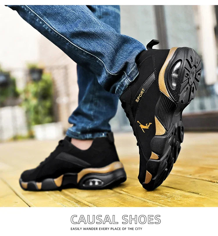 Fashion Men Professional Running Shoes Lightweight and Breathable Sneakers Lace Up Outdoor Sports Tennis Shoes New Casual Shoes