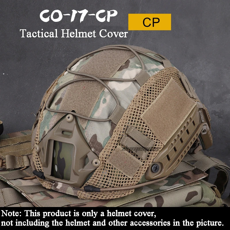 Tactical Helmet Cover for Fast MH PJ BJ Helmet Airsoft Paintball Helmet Cover