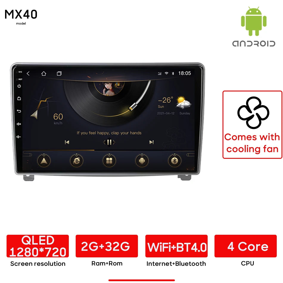 Car Multimedia Video Player For Peugeot 407 cc SW 407CC 2004 - 2011 Android Car Radio Navigation Stereo CarPlay Auto No 2din