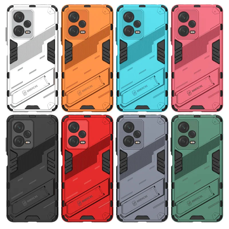 For Xiaomi Redmi Note 12 Pro 5G Case Magnetic Bracket Stand Holder Armor Phone Cases For Redmi Note12 Pro + Plus Back Cover